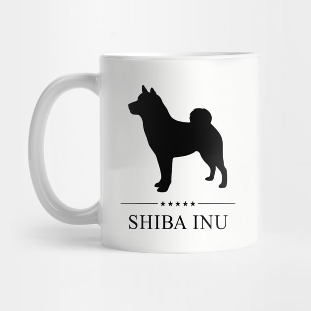 Shiba Inu Black Silhouette by millersye